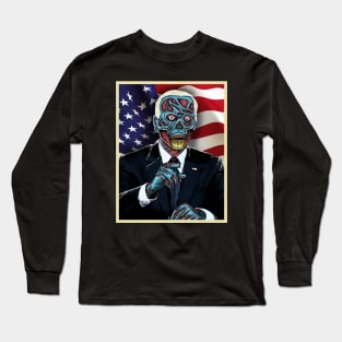 They Live US President Long Sleeve T-Shirt